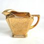 Fancy Antique Hand Decorated 24KT Gold Porcelain Creamer Vintage