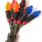 Bakelite Christmas Indoor Light Set with Bulbs By Noma Vintage 1950s