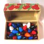 Bakelite Christmas Indoor Light Set with Bulbs By Noma Vintage 1950s