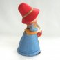 Fine Bisque Porcelain Drummer Boy Collector Bell By Jasco Hand Painted Vintage 1970s
