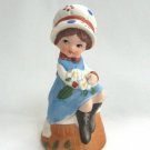 Young Girl and Kitty Cat Bisque Porcelain Bell By Jasco Adorabelles Vintage 1970s Young Girl and Kitty Cat Bisque Porcelain Bell By Jasco Adorabelles Vintage 1970s