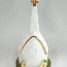 Religious Church Bell Maruri Masterpiece Bone China By Enesco Vintage 1979