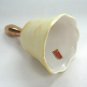 Hand Painted Pink Yellow Flower Porcelain Bell By Design Brinn's Pittsburgh PA Japan Vintage 1950s