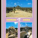 Greetings From Aruba Casibari Gardens Postcard Vintage 1980s