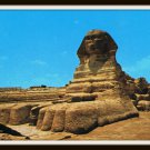 Egypt Giza The Famous Sphinx of Giza Postcard Vintage 1950s