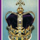 St. Edward's Crown of England King Charles II Postcard Vintage 1967 St. Edward's Crown of England King Charles II Postcard Vintage 1967