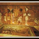 Egypt Thebes Burial Chamber Tomb of Tut Ankh Amun Postcard Vintage 1950s