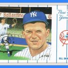 1961 NY Yankees Bill Skowron #3 Baseball Postcard Vintage 1990s