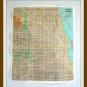 Chicago Pictorial Postcard Plus Pocket Map Guide Junction of Americas Crossroads Vintage 1950s