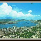 Full View Hong Kong & Kowloon Peninsula Postcard Vintage 1950s