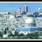 Jerusalem Israel Seen From Mt. of Olives Postcard Vintage 1950s