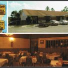 Sorrento's Cascades Restaurant Cuisine Lounge Weeki Wachee Florida Postcard Vintage 1970s