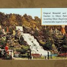 Waterfall Rock Garden Olson Park Chicago Illinois Postcard Vintage 1970s