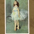 The Dancer By Renoir National Gallery of Art Washington D.C. Postcard Vintage 1960s