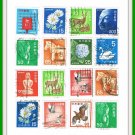 Mixed Lot of 28 Nippon Japan Japanese Postage Stamps Vintage