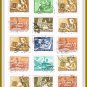 26 Mixed Magyar Posta Hungary Postage Stamps 1963-1983 Vintage