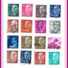 16 Mixed Espana Correos Spain Postage Stamps Vintage 16 Mixed Espana Correos Spain Postage Stamps Vintage