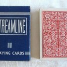 Full Deck Playing Cards Streamline Red & White Arrco Chicago Linen Finish Made in USA Vintage Full Deck Playing Cards Streamline Red & White Arrco Chicago Linen Finish Made in USA Vintage