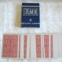Full Deck Playing Cards Streamline Red & White Arrco Chicago Linen Finish Made in USA Vintage