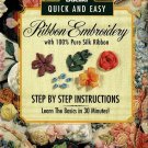 Bucilla Quick & Easy Ribbon Embroidery Step By Step Instructions VHS Video Bucilla Quick & Easy Ribbon Embroidery Step By Step Instructions VHS Video
