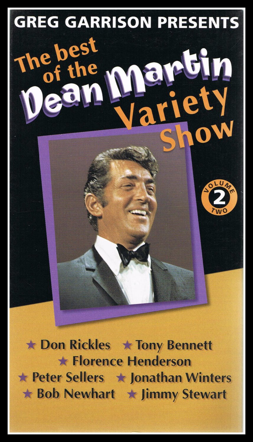 The Best Of The Dean Martin Variety Show Volume Two Vhs Video Don