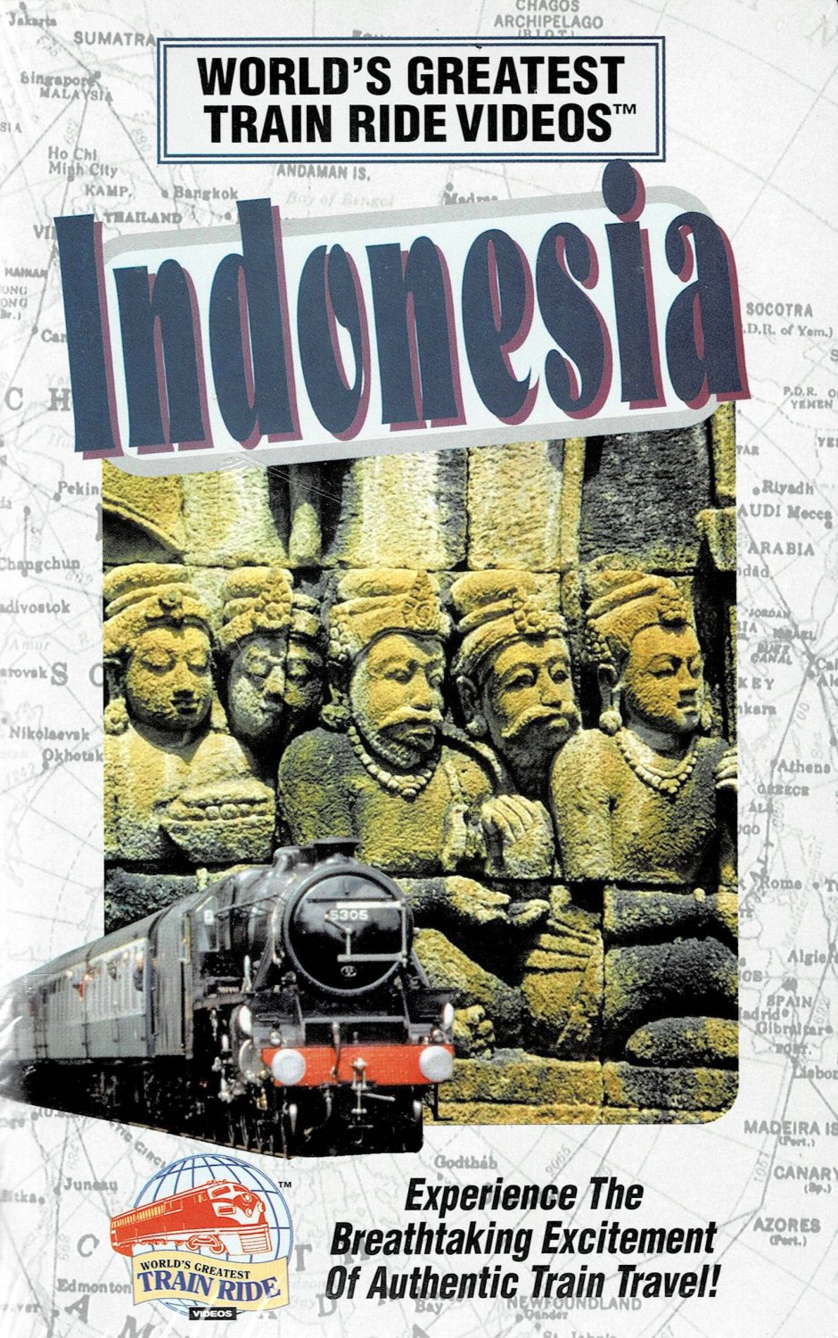 World's Greatest Train Ride Videos Indonesia VHS Video Documentary