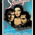 The Stranger Edward G. Robinson Loretta Young Orson Welles Movie Film Classics 1946 VHS Video NEW The Stranger Edward G. Robinson Loretta Young Orson Welles Movie Film Classics 1946 VHS Video NEW