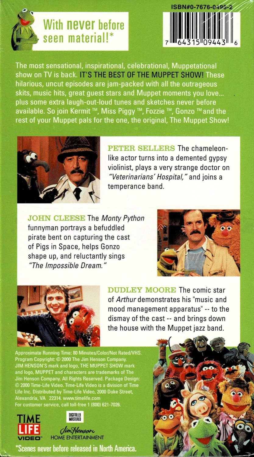 Best of The Muppet Show Peter Sellers John Cleese Dudley Moore 3 Full ...