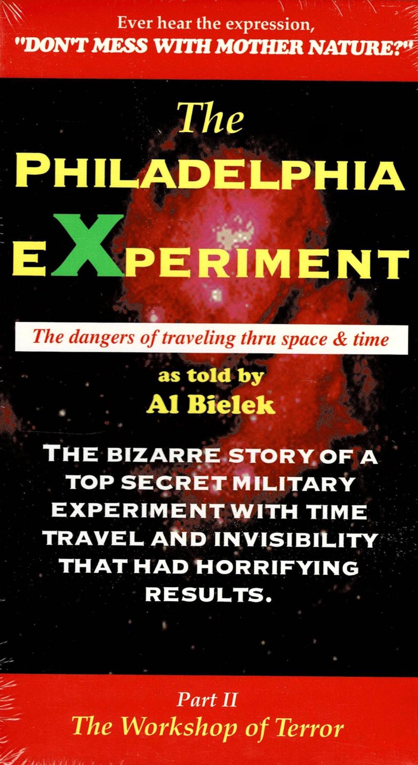 The Philadelphia Experiment Dangers of Traveling Thru Space Time Told By Al Bielek VHS Video NEW