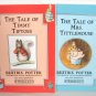The Peter Rabbit And Friends Library By Beatrix Potter Set of 4 in Slipcase Paperback Books 1993