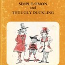 2 Stories Simple Simon And The Ugly Duckling Hans Christian Andersen Hardcover Book Vintage