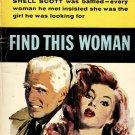 Find This Woman Shell Scott Private Investigator By Richard S. Prather Paperback Book Vintage 1958