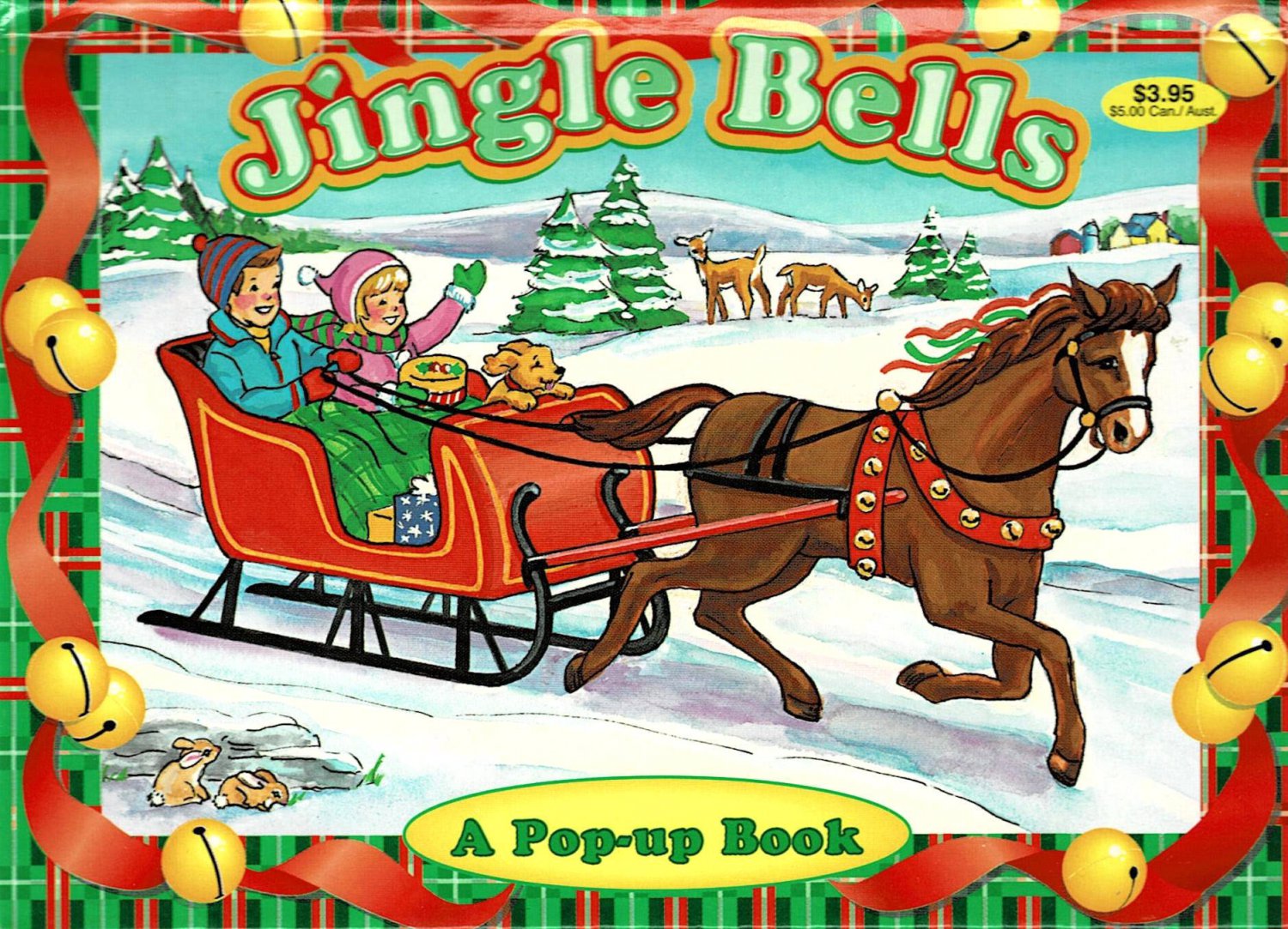 Jingle Bells A Pop Up Book By Playmore Waldman Hardcover Book 2000