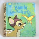 Walt Disney's Bambi & The Butterfly Hardcover Little Golden Book Vintage 1982 Walt Disney's Bambi & The Butterfly Hardcover Little Golden Book Vintage 1982
