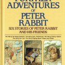Further Adventures of Peter Rabbit By Beatrix Potter Six Stories Large Hardcover Book Vintage 1989