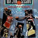 NBA Jam Session A Photo Salute To The NBA Dunk By William Jemas Jr. Large Hardcover Book 1993