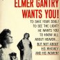 Elmer Gantry By Sinclair Lewis Burt Lancaster Cover Paperback Book Vintage 1960