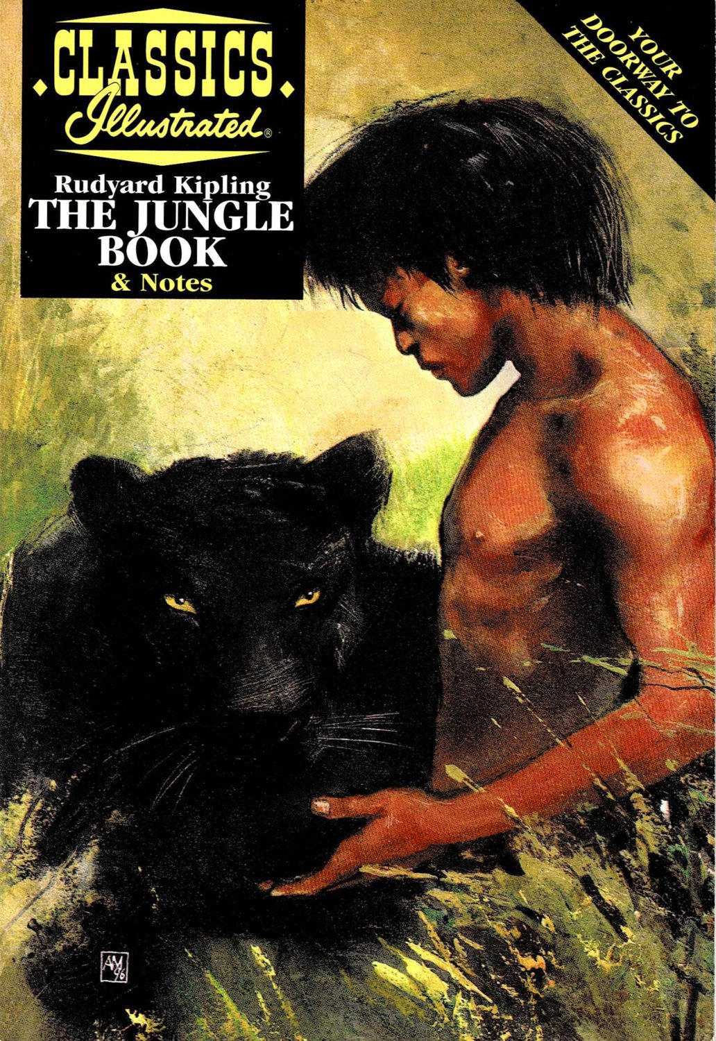 Classics Illustrated The Jungle Book Notes By Rudyard Kipling Paperback Book