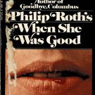 When She Was Good By Philip Roth Paperback Book Vintage 1968