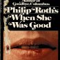 When She Was Good By Philip Roth Paperback Book Vintage 1968