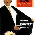 David Letterman's Book of Top Ten Lists And Zesty Lo Cal Chicken Recipes Hardcover Book 1995