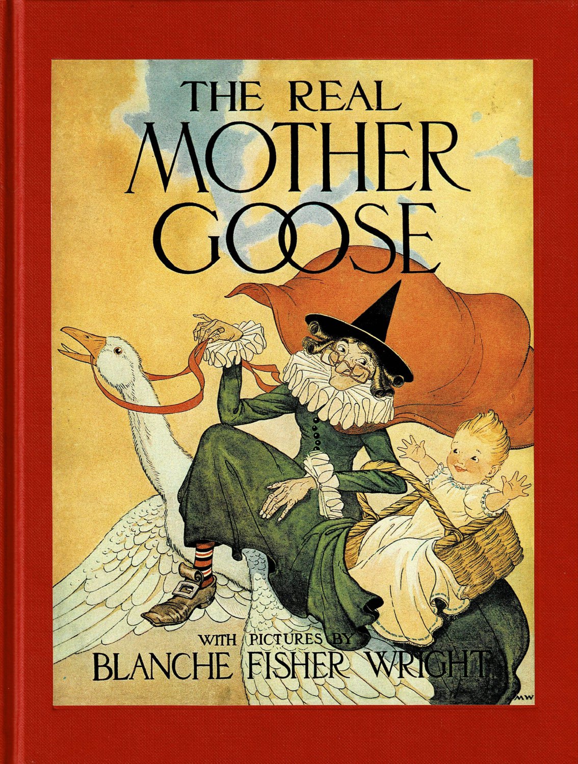 The Real Mother Goose Pictures By Blanche Fisher Wright Large Hardcover ...