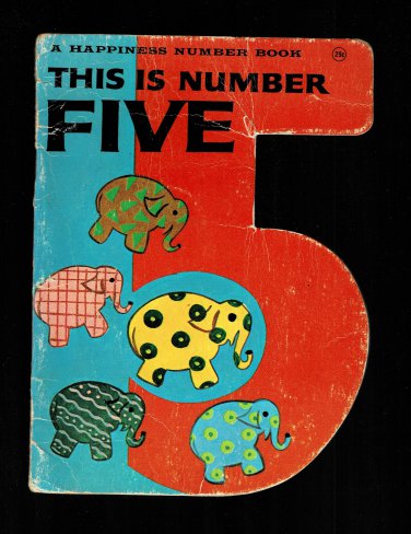 This is Number Five A Happiness Number Book Ottenheimer Paperback Book Vintage 1967
