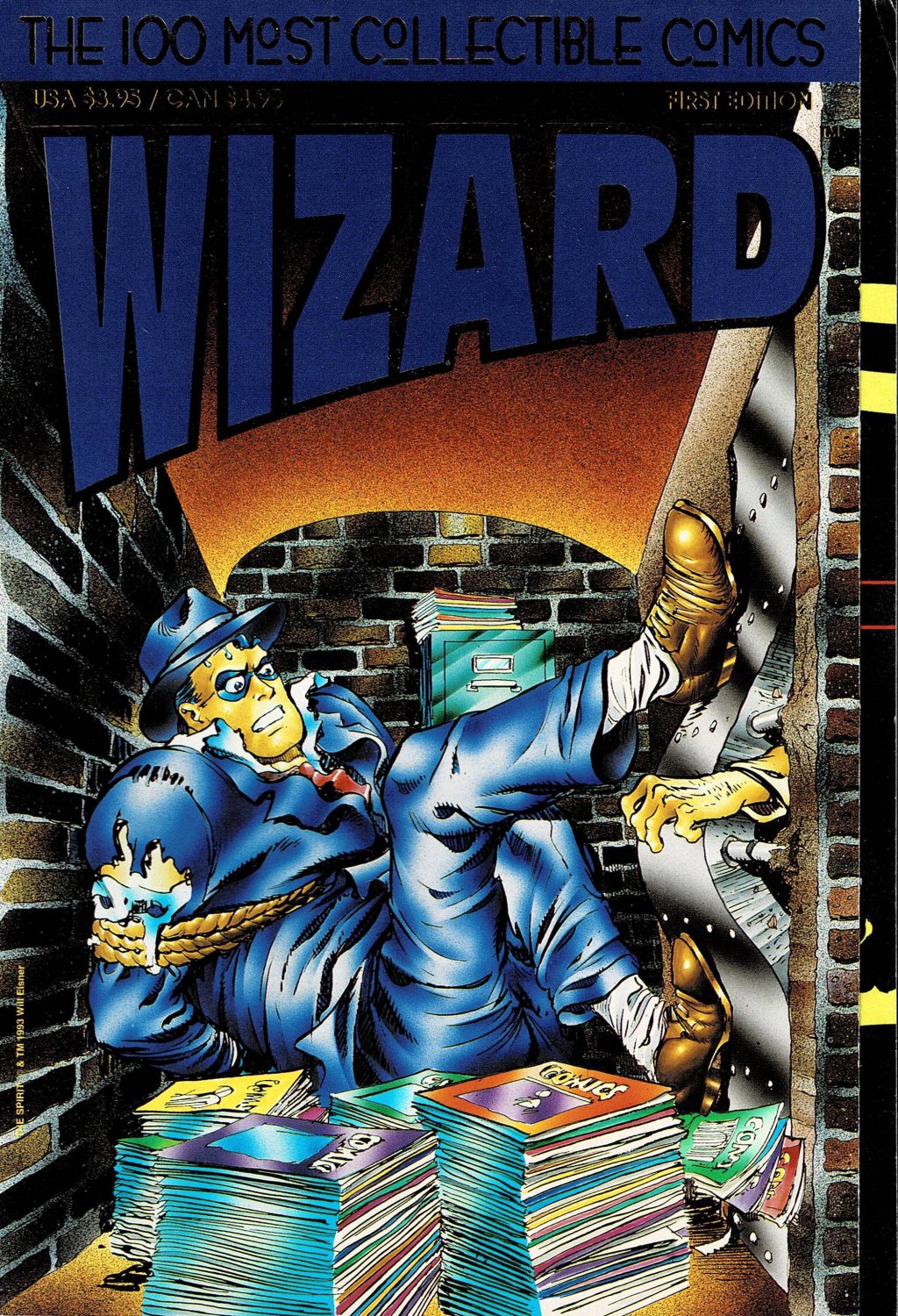 Wizard 100 Most Collectible Comics First Edition Paperback Book January 1993