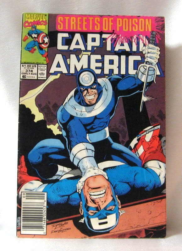 Captain America Streets of Poison Vol. 1 No. 374 August Marvel Comic ...