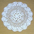 White Handcrafted Crocheted Doily 10" Doilies Vintage Handmade 1950s White Handcrafted Crocheted Doily 10" Doilies Vintage Handmade 1950s