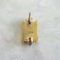 Blue Enamel & Gold Initial F School Pin Small Brooch By Morgans Vintage Jewelry 1950s