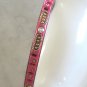 Fancy Pink Rhinestone Bangle Bracelet Kids Vintage Jewelry 1980s