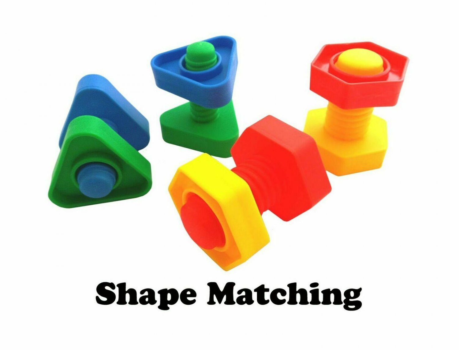 Skoolzy Jumbo Nuts and Bolts Toddler Toys Montessori Building