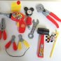 Disney Mickey Mouse Roadster Pit Crew Tool Set Pretend Toys Large 82 Piece Set Just Play